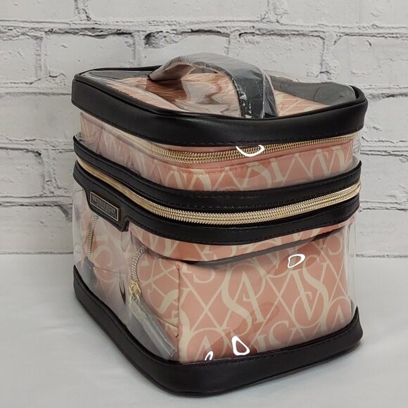 'VICTORIA'S SECRET' LOGO SIGNATURE TRAIN CASE 4 - PIECE SET - Picture 5 of 16